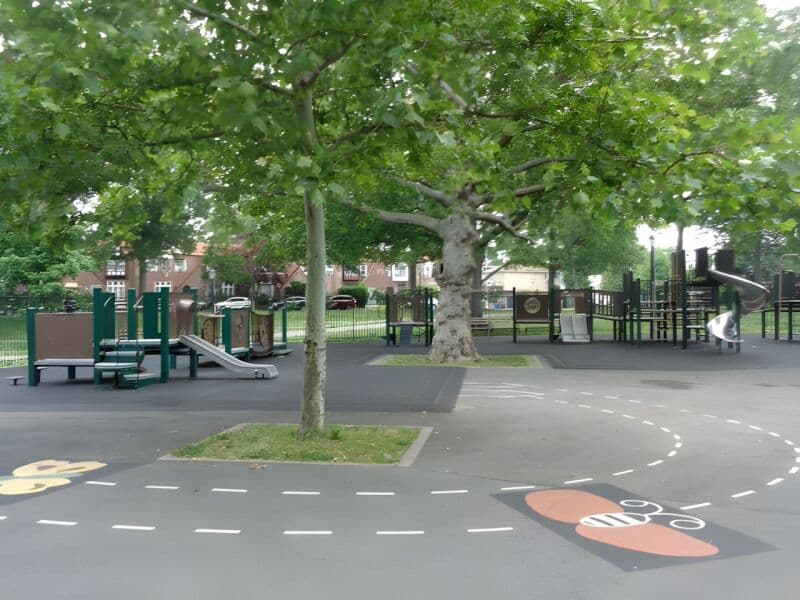 Archie Spigner Park tennis courts 2